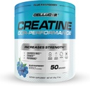 Cellucor kreatino milteliai, mėlyna aviečių skonio - padidina stiprumą, liesos raumenų masė & Endurance, Mikronizuotas kreatinas greitai absorbcija, 5g kreatino per Tarnavimo, 50 Servings