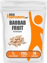 BulkSupples.com Baobab Vaisių milteliai - Baobab priedas, Antioksidantas Priedas - Gluten Free, 7g per Serving, 250g (8,8 oz) (Pakuotėje yra 1)
