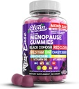 Menopause Supplement for Women Gummies with Black Cohosh, Wild Yam, DIM, Magnesium, Red Clover Chasteberry for Hormone Balance Relief Night Sweats Mood Plus Bergamot, Vitamin D3, Vitamin B6 B12