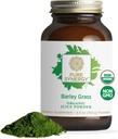 PURE SYNERGY Organic Miežių sultys milteliai 124; Chlorophyl- Rich Žalieji pudrai ® 124; Organiniai Cold- pressed Miežių sultys ® 124; energijos, Detox, ir Digestion parama (5.3 oz.)