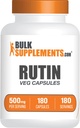 BulkSupples.com Rutin 500mg Kapsules - iš Saphora Japonica, Rutin Addition, Rutin Pills - Antioksidantai Priedas - Vegan & Gluten Free, 1 Kapsulė per Tarnybą, 180 Veg Capsules