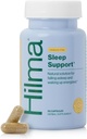 Hilma Sleep Aid Formulated with Magnesium & L-Theanine, Natural Sleep Aids for Adults to Help You Fall Asleep and Stay Asleep Melatonin-Free, Non-Drowsy Next Day Formula, 50 Vegan Capsules