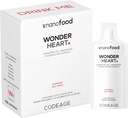 Codeage Wonder Heart Liposomal CoQ10 Liposominis Ubiquinone Priedas, Kofermentas Q10 Širdies vitaminai, Ne GMO Saulėgrąžų fosfatidilcholino Vegan Blend, Aviečių Flavored Softgel, Pakelis 30 Pouches