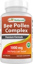 Best Naturals Bee Pollen Complex 1000 mg 120 tablečių