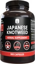 PURE ORIGINAL INGREDIENTS Japanese Knotweed, (365 kapsulės) No Magnis ar ryžių piltuvai, Visada Grynas, Lab Patikrinta