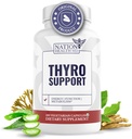 Thyro Support - Thyroid Supplement with Selenium, Bladderwrack & Zinc - Thyroid Health for Women & Men - Vegan, Non GMO, Gluten Free - 120 Capsules