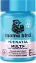 Geriausias Nest Wellness Mama Bird Prenatal Multi Plus Jodine & Iron Free - Prenatal Vitaminas smegenų & Digiminė Sveikata - Vegan Multivitaminas su metilfolatu, Probiotikai & Daugiau - 30 Caplets