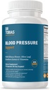 Dr. Tobias Blood Pressure Support Supplement with Hawthorn, Hibiscus Flower, Olive Leaf & Garlic, Supports Normal Circulatory Health with Vitamins C, B6, B12, Niacin, Folate & Herbs, 90 Capsules