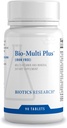 Biotics Research Bio Multi Plus Free Multivitaminų, Chelated Minerals, Iron Free, Emulsified Fat Soluble Vitaminai, High Antioksidants, SOD, Caatase 90 tabletės