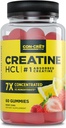Con- CRET Creatine HCl Gummies for Men & Women ® 124; Raumenys, pažintinis, Cellular Energy Support ® 124; No Bloating or Cramps ® 124; JAV Pagaminta iš 124; Berry Zing (60 Count)