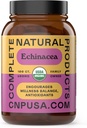 Visi natūralūs produktai Organiniai Echinacea kapsulės 600mg, 100ct ® 124; Plant pagrindu, Imuninė sistema & Sezoninė sveikatingumo parama
