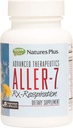 Natures Plus Advanced Therapeutics Aller-7 Rx-Respiration - 60 Vegetarian Capsules - Supports Respiratory Wellness - Gluten-Free - 30 Servings