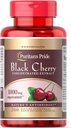 Puritans Pride Black Cherry 1000 mg Kapsulės, 200 Skaičius