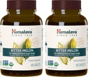 Himalaya Organic Bitter Melon - Herbal Glucose Metabolism Support - USDA Organic, Non-GMO, Vegan, Gluten Free, Additive Free, 660 mg, 60 Caplets (Pack of 2)