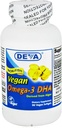 Deva Vegan Omega-3 DHA 200 mg, iš AlgaE, Non- Fish, Vėluota spaudai, 90 kapsulių, 1 - pakuotė