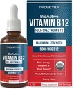 Bioactive Vitaminum B12 5000 µg, sudėtyje yra 3 BioActive Form B12 Plus Metilfolate Cofactor - Metil B12, Adenosil B12 & Hydroxy B12 124; Poliežuvinė forma, berry Schior, Organic, Vegan (60 serverių)