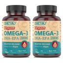 DEVA Vegan Omega-3 DHA EPA, iš Micro AlgaE, Vegan Capsules 90 (pakuotė 2)