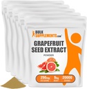 BulkSupples.com Greipfrutų sėklų ekstraktas Milteliai - Greipfrutų sėklų papildai, Antioksidantas Šaltinis - Žolelių papildas, Gluten Free, 250mg / serving, 5kg (11 lbs) (Pakuotėje po 5)