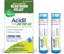 Boiron Acidil apie Go Travel Essential Acid Refliuksas, Heartburn, Nevirškinimas, Bloating, ir Upset Skrandis - 2 Skaičiavimas (160 Granulės)
