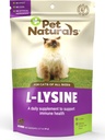 Pet Naturals Lizinas katėms, vištienos skonio, 60 Chews - Imuninė ir kvėpavimo parama katėms - Nėra kviečių ar kukurūzų - Vet Rekomenduojami