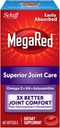 Omega-3 krilių aliejus ir jungtinis priedas - Megared Joint Care 60 softgels - EPA / DHA riebalų rūgštys, antioksidantai, hialurono rūgštis, No fishy burp posodium as with Fish Oil