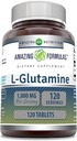 Nuostabi formulė L Glutaminas 1000 Mg Tablets Bendrijoje 124; Amino rūgšties priedas vyrams ir moterims 124; Ne GMO ® 124; Gluten Free 124; Pagaminta JAV (1 Pack, 120 Count)