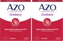 AZO Cranberry Šlapimo Tract Health Addition, 1 Tarnavimas: 1 Stiklas gervuogių sultys, Cukraus nemokamai spanguolių piliulės, 50 Skaičiavimas (Pack of 2)
