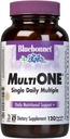 Bluebonnet mityba Multi One (Su geležimi) Daržovių kapsulės, Pilnas Pilnas spektras Keli Vitaminai, B Vitaminai, Gluten & Pieno nemokamai, kosher, 4 mėnesių tiekimas, 120 Skaičiavimas