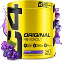 Cellucor C4 Originalus Pre Workout Milteliai Vynuogių cukrus Nemokama Preworking Energija vyrams ir moterims 150mg Kofeinas + Beta Alaninas + kreatinas - 30 Paslaugos (Pakuotė gegužės Vary)