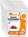 BulkSupplemen.com Organic Schisandra ekstraktas Milteliai - Schisandra priedas, iš Schisandra Berries - Žolinių papildas, Gluten Free - 1000mg per Serving, 5kg (11 lbs) (Pakuotė 5)