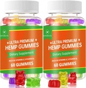(2 pakuotė) Kanapės Gummies, Vaisių patiekalai Gummy Advanced 100% natural High Power Hemp Seed Gummies - 120 Gummies