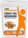 BulkSupples.com Turkija Uodegų grybų ekstraktas Milteliai - Coriolus Versicolor ekstraktas, Grybų priedas - Vegan & Gluten Free, 1g per Serving, 500g (1,1 lbs) (pakuotė iš 1)