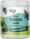Organiniai Spirulina milteliai - Mėlyna žalia Algae Plant pagrindu Supermaisto mišinys - Antioksidantas- turtingas su Chlorofilas, Vitaminai & mineralai valymui, energijos ir imuniteto palaikymas - Vegan, Non- GMO - 8 oz