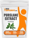 BulkSupples.com Purslane ekstraktas Milteliai - Portulaca Oleracea ekstraktas, Purslane papildai - iš Purslane Herb, Gluten Free, 500mg per Serving, 100g (3,5 oz) (Pakuotė iš 1)