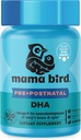 Geriausias Nest Wellness Mama Bird Prenatal DHA - Sveikatos priedas su Omega-3 DHA & EPA - Žuvies aliejaus priedas nėščioms moterims - Palaiko vaisiaus smegenų ir akių vystymąsi - 60 Softgels