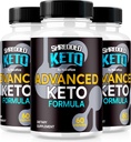 (3 Pack) Susmulkintas Keto piliulės, Premium Keto Shred Weight Loss Capsules, Visi gamtos Keto priedas paramos Fitness ir kūno tikslai, Oficialus ShreddedKeto atsiliepimai (180 Capsules)
