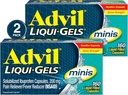 Advil Liqui- Geliai skausmas palengvėjimas ir karščiavimas Reduktorius, Skausmas Medicina suaugusiems su Ibuprofenas 200mg skausmo malšinimui - 2x160 skystos kapsulės