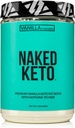 Naked Vanilla Keto - Premium Vanilla Keto Fat Bomb Powder - Nothing Artificial - Gluten-Free Keto Bomb Vanilla Mct Oil Powder with No Gmos - 1.3 Lb