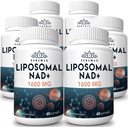 1600 mg Liposominis NAD priedas, 98% Pure NAD + priedas, Superior Absorbcija, alternatyva Nicotinamide Riboside arba NADH - Boost NAD + senėjimui, energijai, ilgaamžiškumui, 360 Softgels