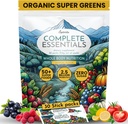 OPTIVIDA Fruits & Veggie Mix Super Green Green Packets (30 dienų) - 50 + Superfood Green juice Mills & Green Pups Pupments W / Probiotic, Antioksidentas, Digital Enzymes & Adaptagen Blands for Gut Health
