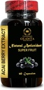 ACAI Berry ekstraktas - Galingi antioksigentai Acai Berry, acai Berry Extract Capsules, Gluten Free, Non GMO, acai Berry diet - 1 butelis 60 kapsulių
