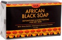 African Black Soap 7oz Acne, Egzema, Sausa oda, Psoriazė, randų pašalinimas, Veido ir kūno plovimas - taukmedžio sviestas, Charcolis, Bambuko milteliai