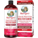 MaryRuth Organics Liquid Morning Multivitamin for Women, Men & Kids | Vitamin A C D E B6 B12 Biotin Zinc | Beauty | Vegan | Non-GMO | Gluten Free | 32 Servings