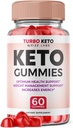 rize labs - Turbo Keto ACV Gummies for Advanced Weight Loss with Apple Cider Vinegar, Supplement Helps Reducing Belly Fat, for Extra Strength (60 Gummies)