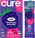 Cure Hydration - Vaikams Electrolyte Drink Mix ® 124; Plant-based Pediatrican Formuled Rehydration ® 124; No Added Sugar, FSA- HSA, Non- GMO, Gluten- Free, No Dirbtiniai kvapiosios medžiagos