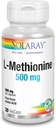 SOLARAY L-Methionine - Free Form Amino Acid - 500 MG (30 Capsules)