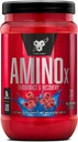 BSN Amino X Raumenų atkūrimas ir patvarumas Milteliai su BCAAs, 10 Gramas amino rūgščių, Keto Friendly, Kofeinas Free, Parama Endurance, Zero Sugar, Blue Raz, 30 Servings (Packaging May Vary)