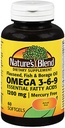 Nature's Blend Omega-3-6-9 1200mg Softgels 60 Ct