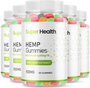 (5 pakuotė) Super Health Hemp Gummies - Oficiali Formulė - Super Health Gummies Papildomas stiprumas su 25 mg per Gummy ir 1500mg butelyje, Asignuoti skoniai Gummies Maksimalus stiprumas 2023 (300 Gummies)