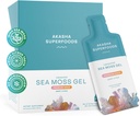 Akasha Superfoods Irish Sea Moss Gel, Liposomal Seamoss with Irish Sea Moss, Vitaminas E, Citrus, Organic Vanilla, Glicerinas, oda, Energija & gut Health Support for Women & Men, Sweet Citrus Sfeor, 30 Ct